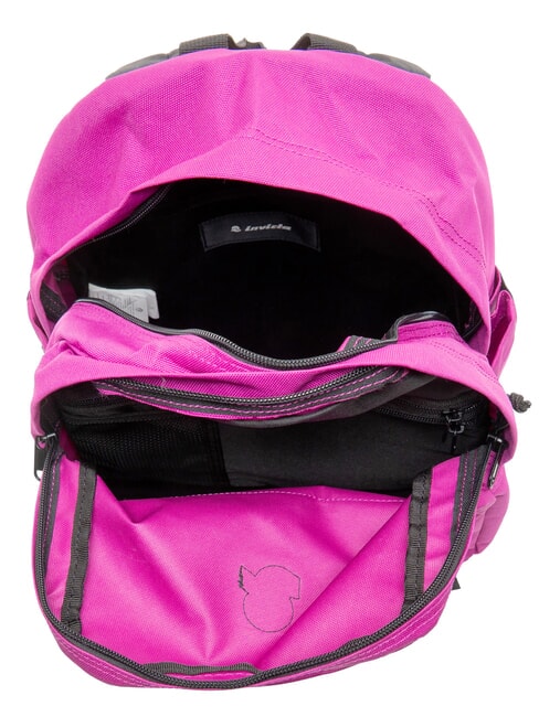 NEW WAY Sac &agrave; dos &agrave; double compartiment violet porte-bonheur - Sacs &agrave; dos pour l'&Eacute;cole & les Loisirs
