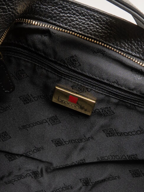 NICOLE sac bandouli&egrave;re dollar noir - Sacs pour Femme