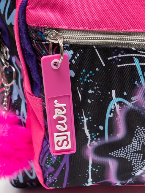 SJ EVER FIXSTAR GIRL Sac &agrave; dos Noir - Sacs &agrave; dos pour l'&Eacute;cole & les Loisirs