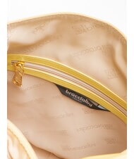BRACCIALINI SOFIA Sac &agrave; dos en cuir avec petites fleurs jaune - Sacs pour Femme - 6