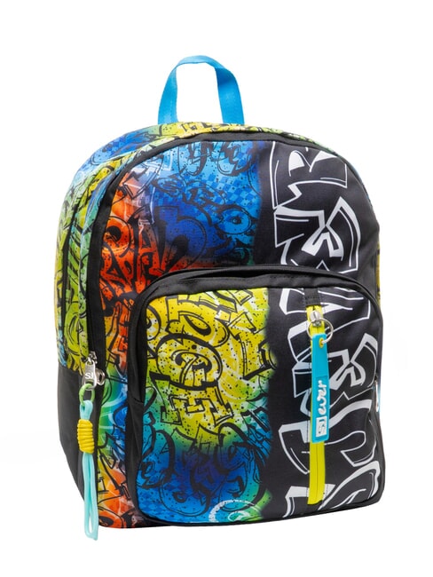 SJ EVER WRITER BOY Sac &agrave; dos Noir - Sacs &agrave; dos pour l'&Eacute;cole & les Loisirs