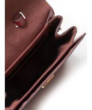 FURLA EMMA Sac &agrave; main, avec bandouli&egrave;re, en cuir CERISE d - Sacs pour Femme - 5