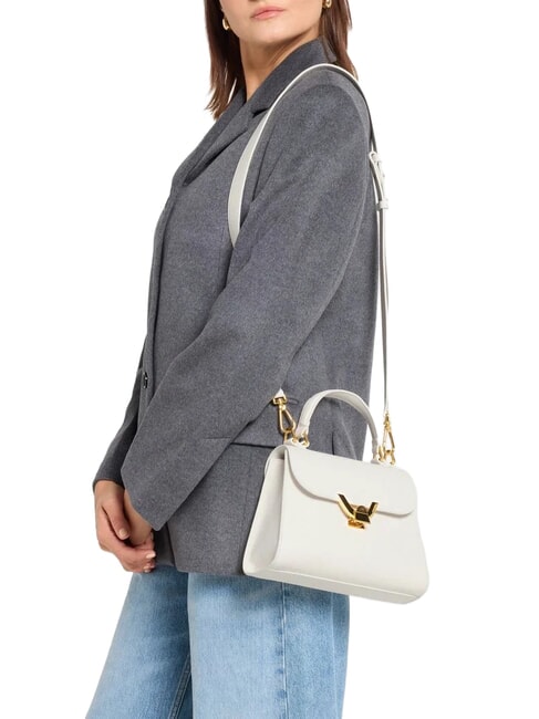 DEW Sac &agrave; main avec bandouli&egrave;re blanc - Sacs pour Femme