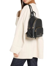 COCCINELLE CHARLOTTE Sac &agrave; dos en cuir Noir - Sacs pour Femme - 6