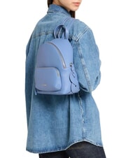 COCCINELLE CHARLOTTE Sac &agrave; dos en cuir bleu - Sacs pour Femme - 6