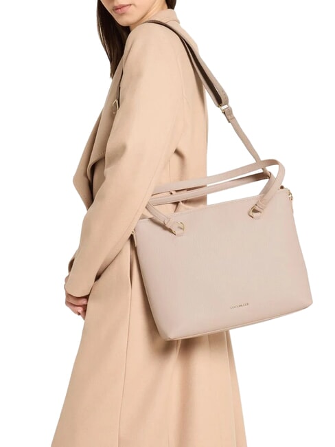 MARINA Sac de courses en cuir rosaces - Sacs pour Femme