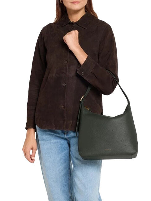 CHERRY Sac bandouli&egrave;re en cuir Noir - Sacs pour Femme