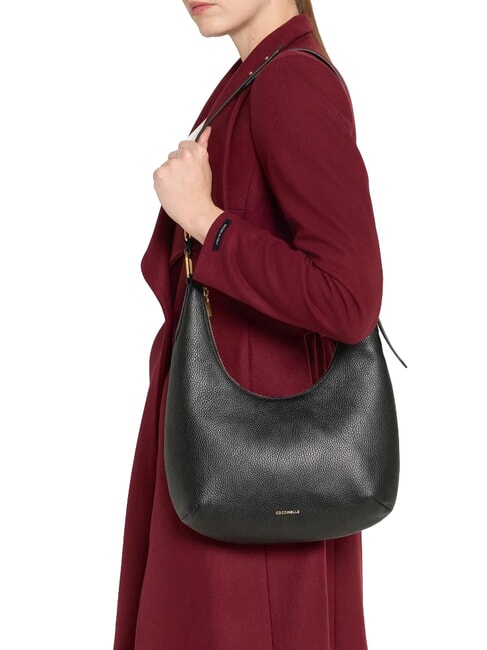 SAGITTA Sac en papier en cuir, cuir Noir - Sacs pour Femme