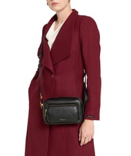 COCCINELLE SAGITTA Mini salle de cuir Noir - Sacs pour Femme - 2