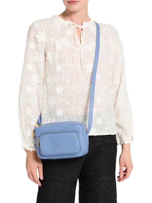 SAGITTA Mini salle de cuir bleu - Sacs pour Femme