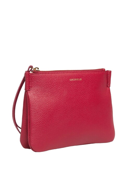 LORINE pochette en cuir sangria - Sacs pour Femme