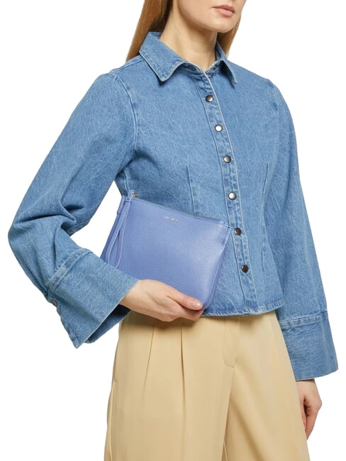 LORINE pochette en cuir bleu - Sacs pour Femme