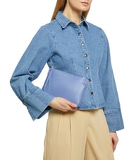 COCCINELLE LORINE pochette en cuir bleu - Sacs pour Femme - 2