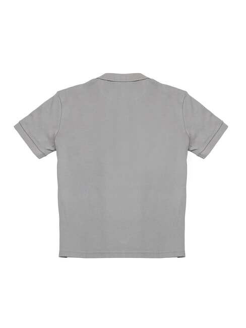 FERGUSON polo &agrave; manches courtes gris fonc&eacute; - chemise polo