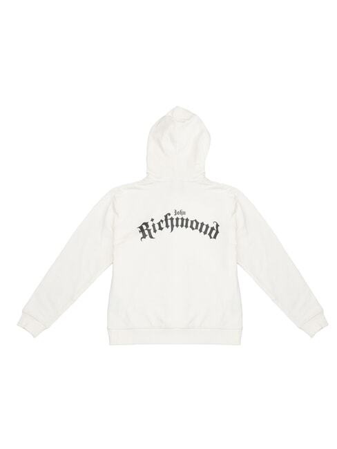 SENYA Sweatshirt &agrave; capuche blanc cass&eacute; / noir - Pulls molletonn&eacute;s