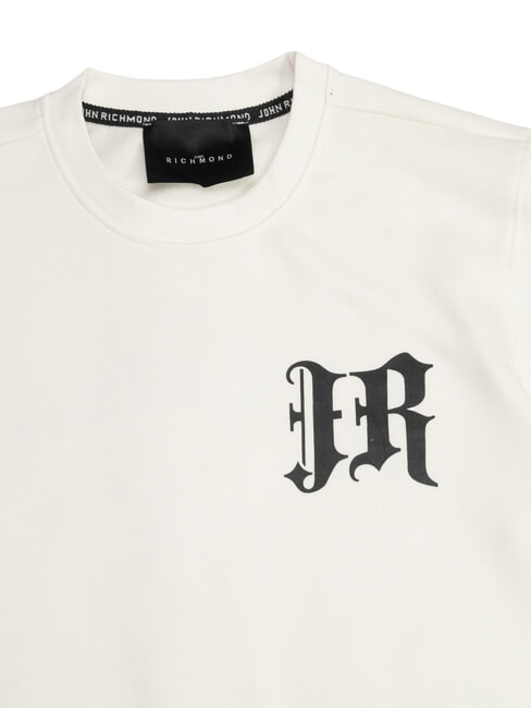SANGOMA Sweat-shirt blanc - Pulls molletonn&eacute;s