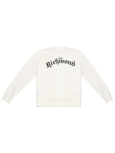 SANGOMA Sweat-shirt blanc - Pulls molletonn&eacute;s