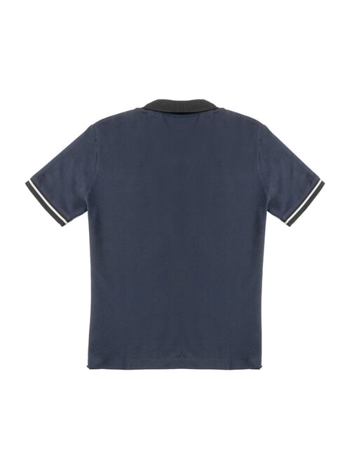 MOYIM polo en coton bleu marine - chemise polo