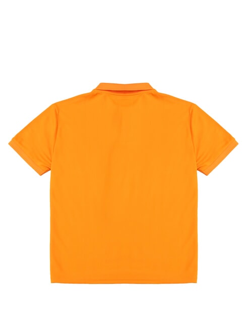 NORTH TECH polo d&eacute;contract&eacute; &agrave; manches courtes papaye orange - chemise polo