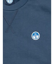 NORTH SAILS ROUND LOGO Sweat-shirt ras du cou en coton jean fonc&eacute; - Pulls molletonn&eacute;s - 2