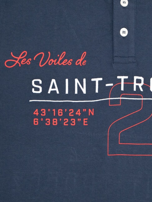 LVDST polo &agrave; manches courtes bleu marine - chemise polo