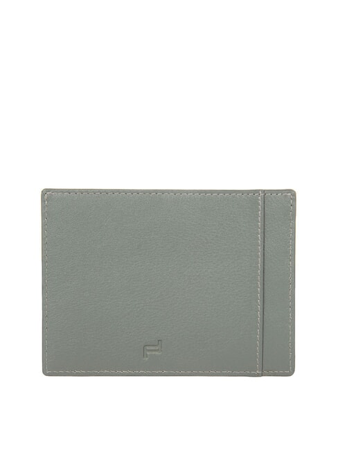 BUSINESS  Porte-cartes en cuir gris - Portefeuilles Homme