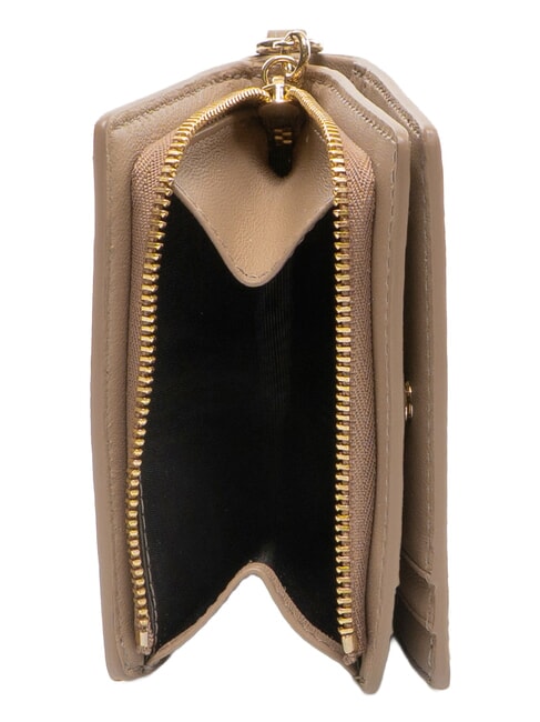 CAMPIONARIO - NUVOLA  Portefeuille compact en cuir gr&egrave;ge - Portefeuilles Femme