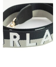 FURLA FIONA  bandouli&egrave;re logot&eacute;e marbre noir - Accessoires pour sacs - 3
