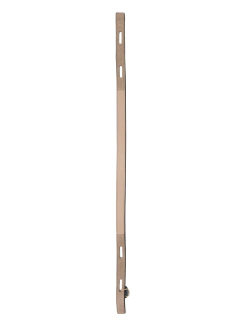CAMPIONARIO - GIOVE Bandouli&egrave;re en cuir gris-beige + cognac h - Accessoires pour sacs