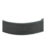 FURLA CAMPIONARIO - GIOVE Bandouli&egrave;re logot&eacute;e en cuir noir/guimauve - Accessoires pour sacs - 3