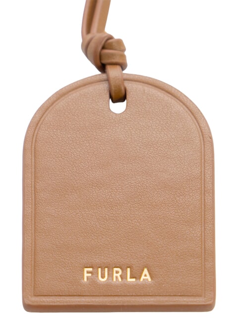 CAMPIONARIO - GIOVE &eacute;tiquette nominative en cuir Cognac - Accessoires Voyage