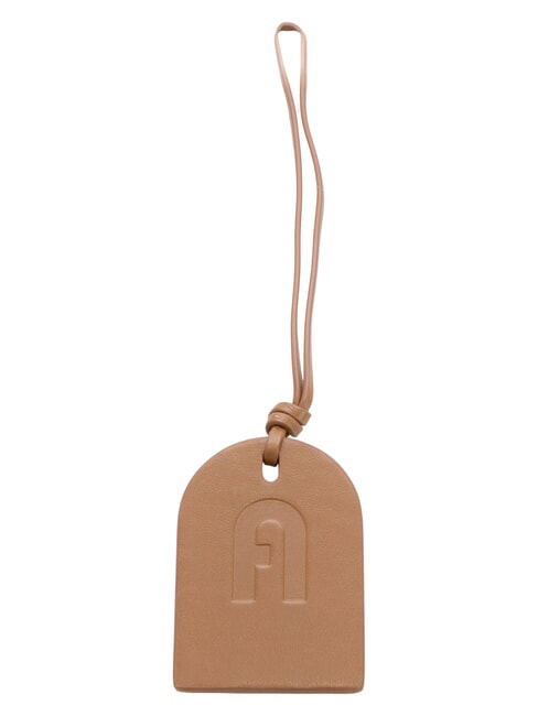 CAMPIONARIO - GIOVE &eacute;tiquette nominative en cuir Cognac - Accessoires Voyage
