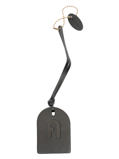 CAMPIONARIO - GIOVE &eacute;tiquette nominative en cuir Noir - Accessoires Voyage