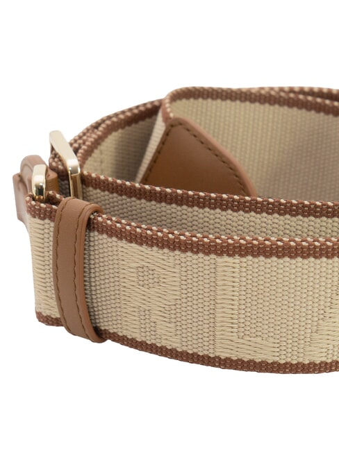 CAMPIONARIO - FIONA Bandouli&egrave;re naturel + cognac h - Accessoires pour sacs