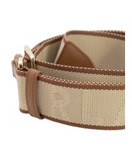 FURLA CAMPIONARIO - FIONA Bandouli&egrave;re naturel + cognac h - Accessoires pour sacs - 3