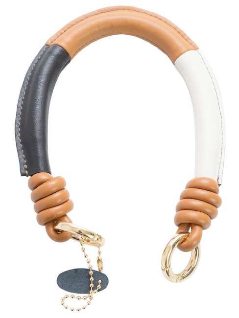 CAMPIONARIO - MYHANDLE Poign&eacute;e en cuir tons de brandy - Accessoires pour sacs