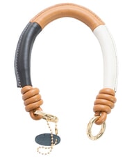 FURLA CAMPIONARIO - MYHANDLE Poign&eacute;e en cuir tons de brandy - Accessoires pour sacs - 3