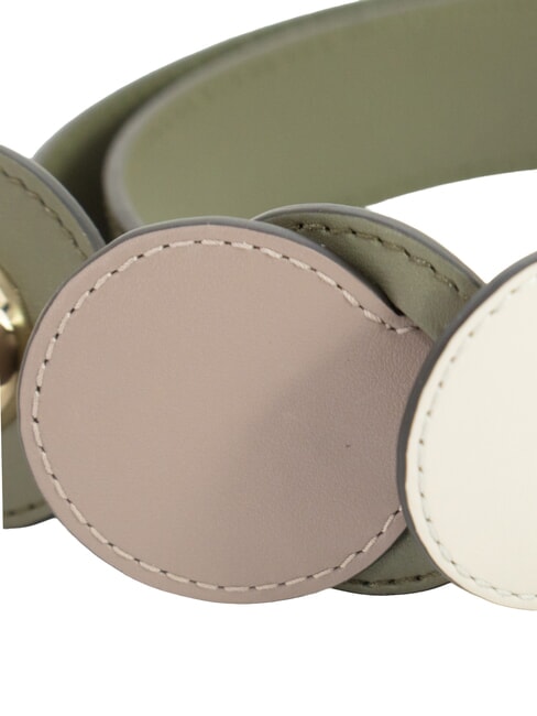 CAMPIONARIO - SFERA bandouli&egrave;re en cuir tons de sauge - Accessoires pour sacs