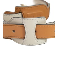 FURLA CAMPIONARIO - FIONA Bandouli&egrave;re de sac en cuir brandy et vanille - Accessoires pour sacs - 3