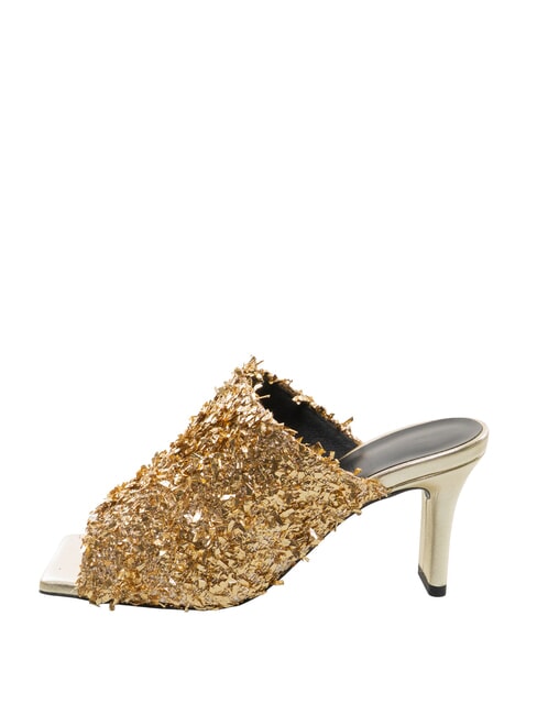 CAMPIONARIO - DIAMANTE  Sandales &agrave; strass couleur or + couleur or clair - Chaussures Femme