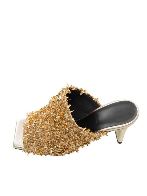 CAMPIONARIO - DIAMANTE  Sandales &agrave; strass couleur or + couleur or clair - Chaussures Femme
