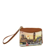 YNOT YESBAG Porte-cartes plat avec fermeture &eacute;clair et dragonne - Portefeuilles Femme