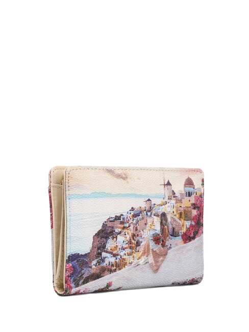 YESBAG Porte-cartes avec porte-monnaie Coucher de soleil en Gr&egrave;ce - Portefeuilles Femme