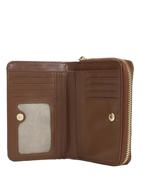 LUX Porte-monnaie moyen chocolat - Portefeuilles Femme