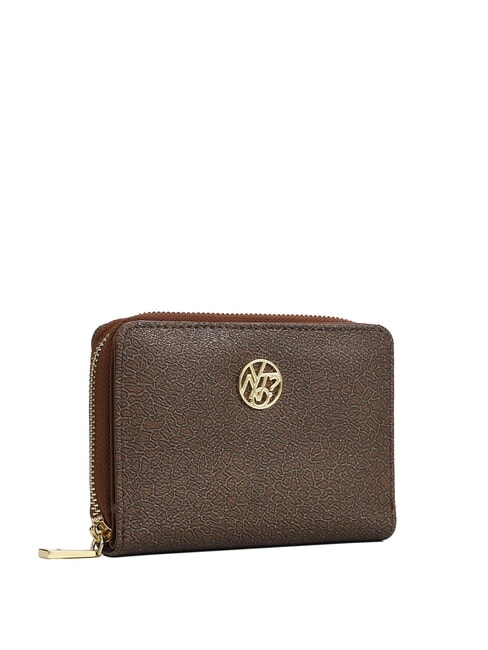 LUX Porte-monnaie moyen chocolat - Portefeuilles Femme