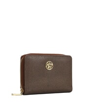 YNOT LUX Porte-monnaie moyen chocolat - Portefeuilles Femme - 3