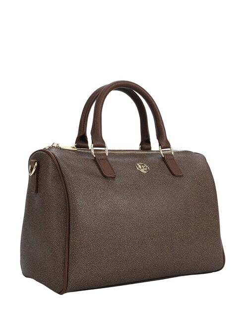 LUX Sac &agrave; main avec bandouli&egrave;re chocolat - Sacs pour Femme