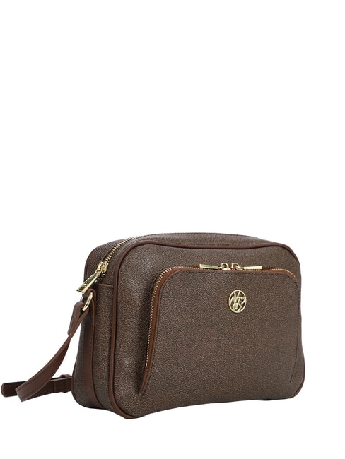 LUX Sac bandouli&egrave;re pour appareil photo chocolat - Sacs pour Femme