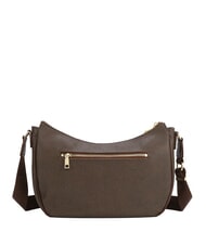 YNOT LUX Sac bandouli&egrave;re Hobo avec poche chocolat - Sacs pour Femme - 3