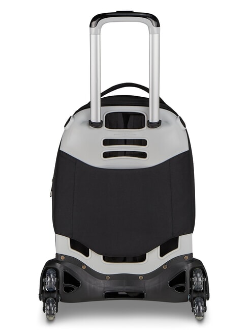 PLUMPY LINE BOY Sac &agrave; dos double avec trolley Noir - Sacs &agrave; dos &agrave; roulettes